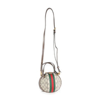 Gucci GG Supreme Web Ophidia Mini Basketball Bag