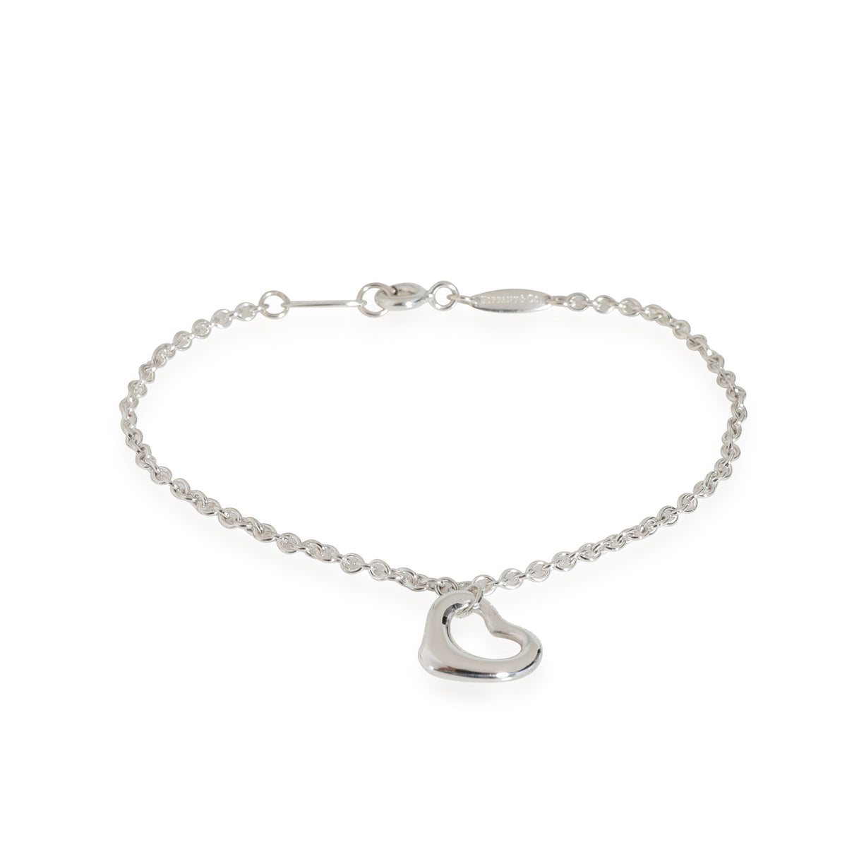 Authentic Tiffany & Co Heart Bracelet Plain Heart Tag Pendant Chain Link  Bracelet, Tiffany Co Sterling 925 Silver Blank Heart Tag Bracelet - Etsy