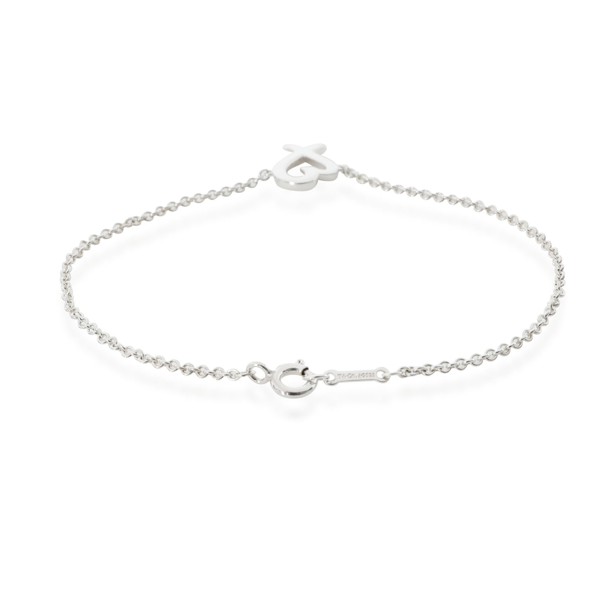 Tiffany & Co. Paloma Picasso Open Heart  Bracelet in  Sterling Silver