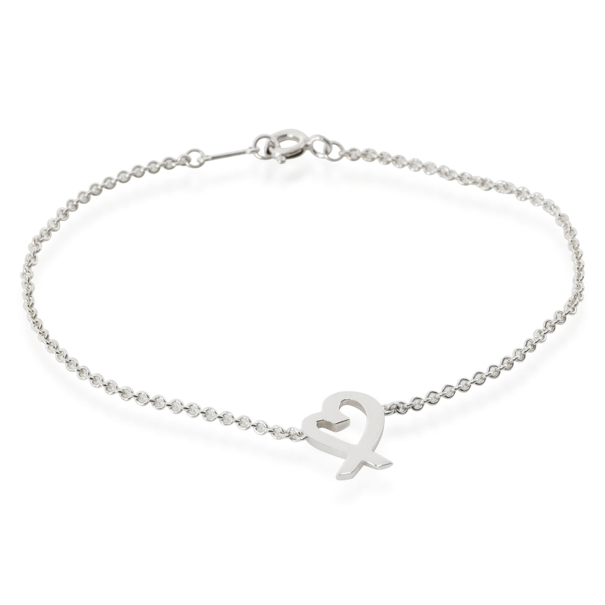 Tiffany And Co Paloma Picasso Open Heart Bracelet In Sterling Silver Mygemma Item 114801