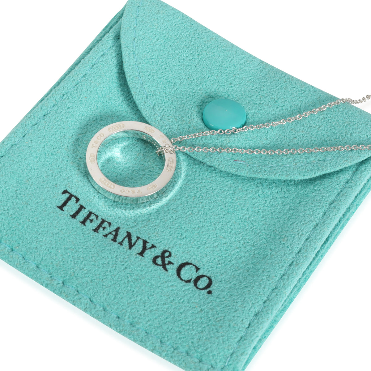 Tiffany & Co. 1837 Circle Pendant in  Sterling Silver