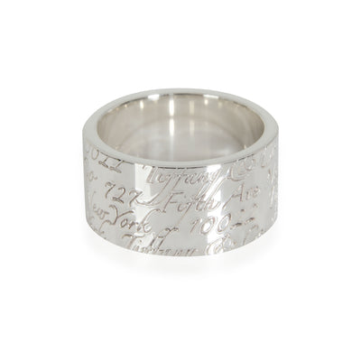 Tiffany & Co. Notes Band in  Sterling Silver