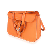 Hermès Orange Clémence Halzan 31 PHW