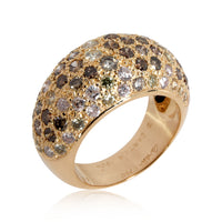 Cartier Sauvage Diamond Dome Ring in 18k Yellow Gold 0.85 CTW