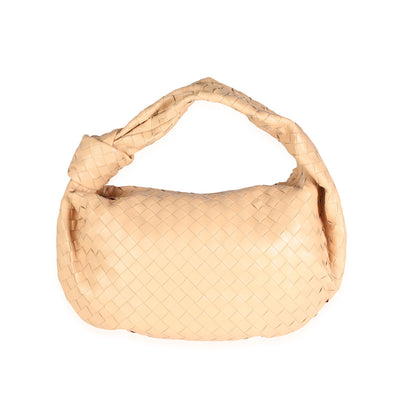 Bottega Veneta Almond Intrecciato Leather Large Jodie Bag