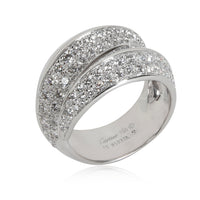 Cartier Panthere Griffe Diamond Ring in 18K White Gold 1.7 CTW