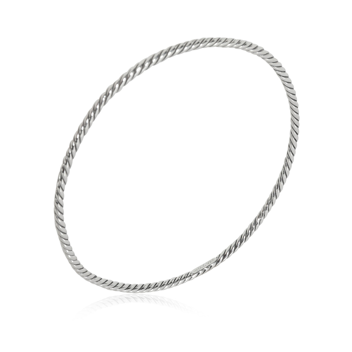 David Yurman Stax Cable Slip on Bangle in Sterling Silver