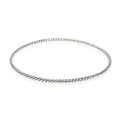 David Yurman Stax Cable Slip on Bangle in Sterling Silver