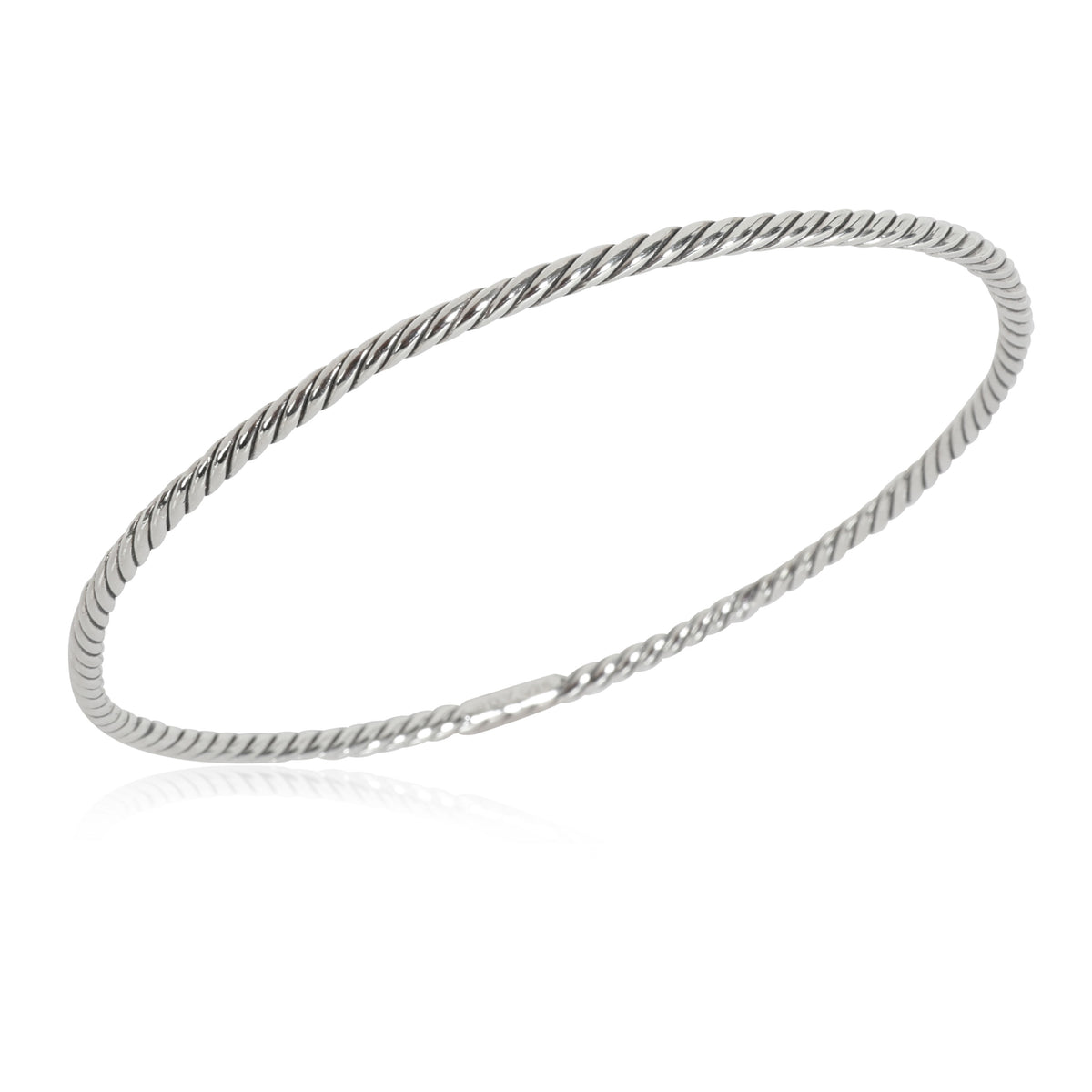 David Yurman Stax Cable Slip on Bangle in Sterling Silver