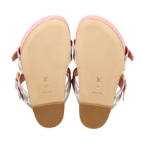 A B K - Louis Vuitton Monogram Dome Dia Flat Mule Sandals