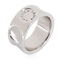 Louis Vuitton Large Empreinte Ring in 18k White Gold