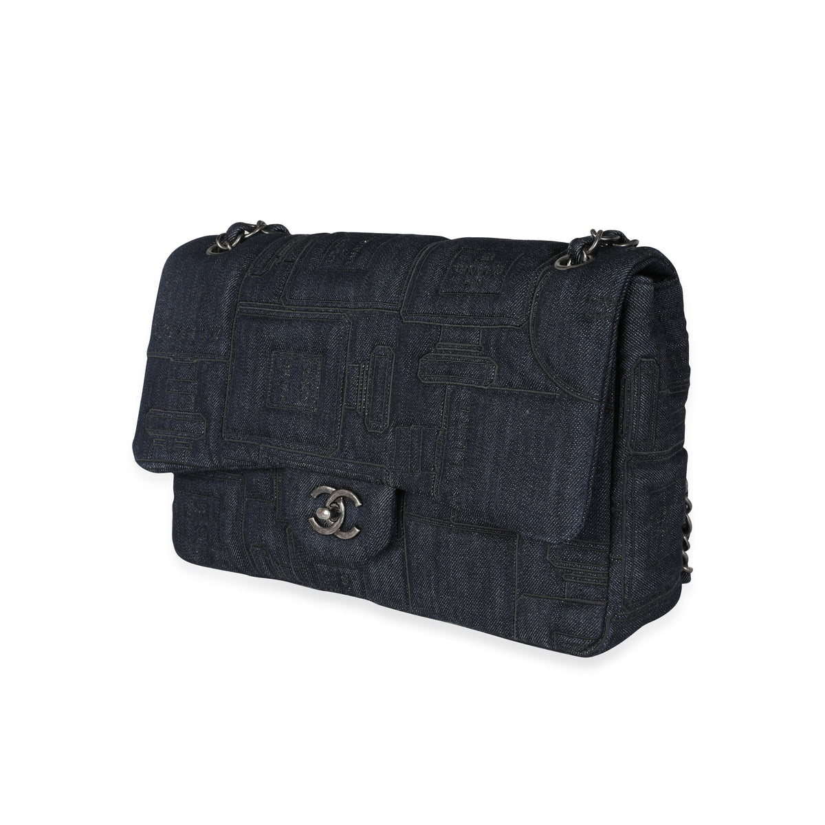 Chanel denim large flap, Luxury, Bags & Wallets on Carousell