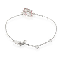 Dior Pink Strass Logo Bracelet