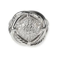 David Yurman Infinity Diamond Ring in Sterling Silver 0.33 CTW