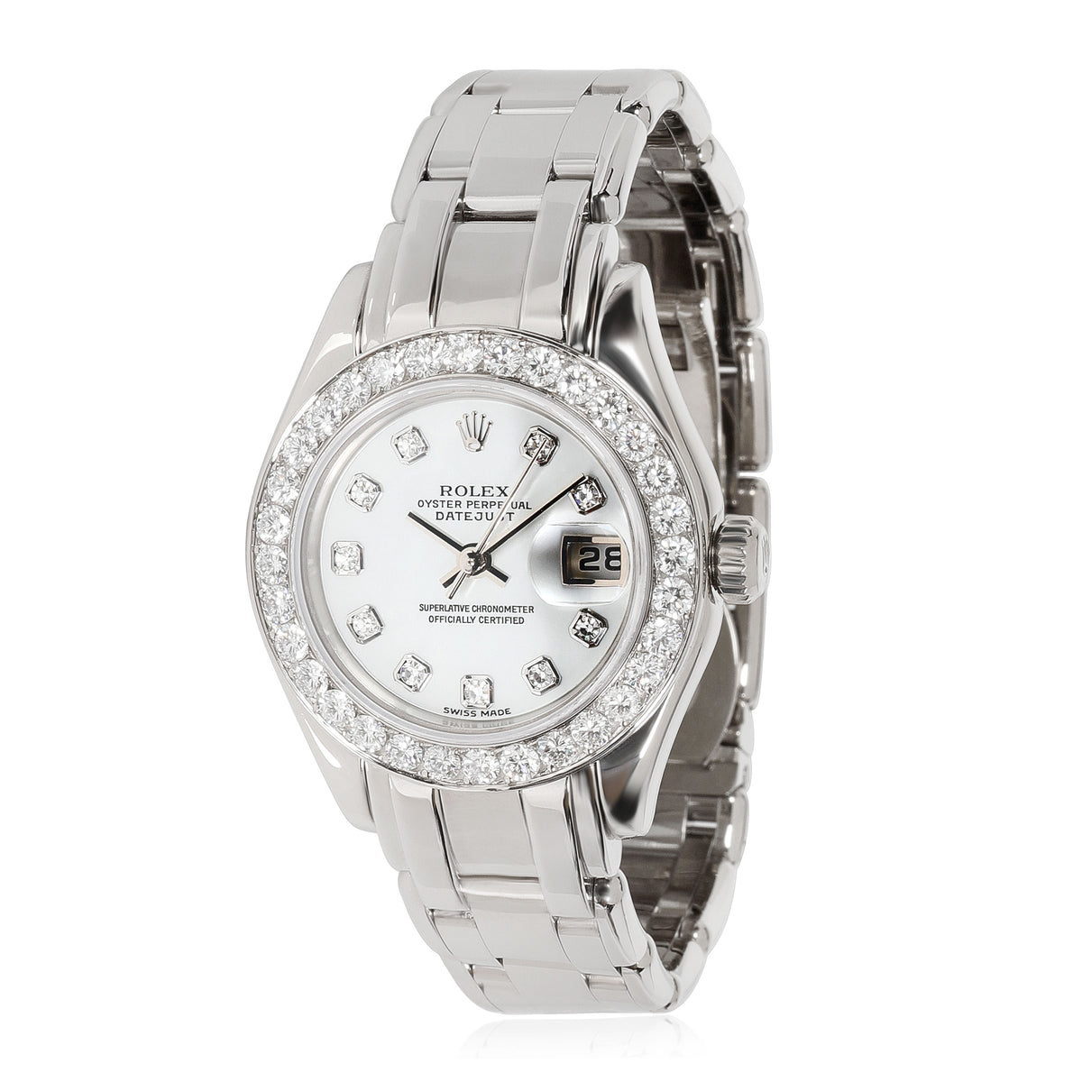 Rolex Pearlmaster 80299 Women's Watch in 18kt White Gold