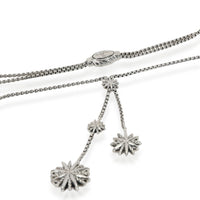 David Yurman Starburst Diamond Drop Necklace in  Sterling Silver 0.39 CTW