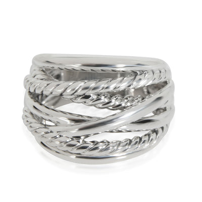 David Yurman Crossover Ring in Sterling Silver