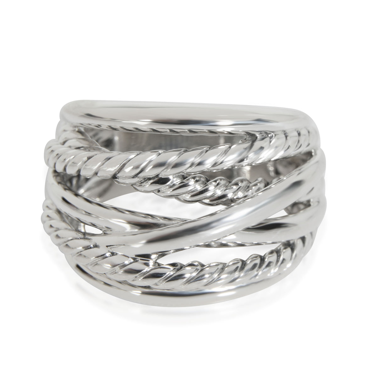 David Yurman Crossover Ring in Sterling Silver