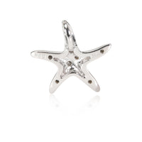 Na Hoku Starfish Pendant in 14k White Gold 0.06 CTW