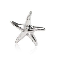 Na Hoku Starfish Pendant in 14k White Gold 0.06 CTW