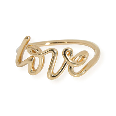 Tiffany & Co. Palomas Grafitti Love Ring in 18K Yellow Gold