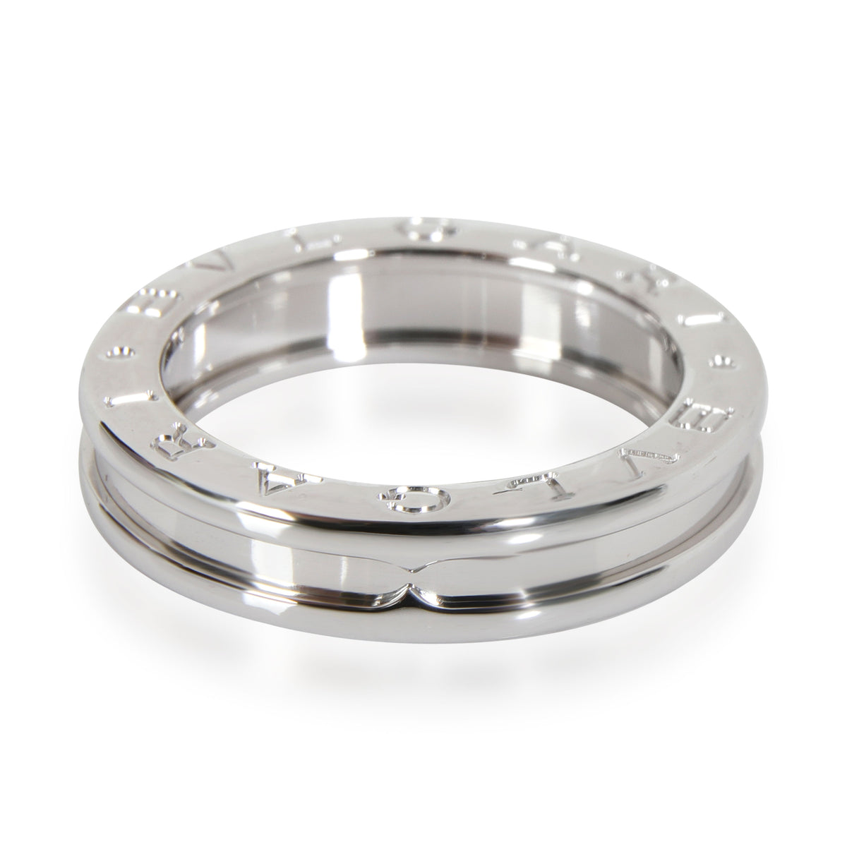 Bvlgari B.Zero1 One-Band Ring in 18K White Gold - Fashion Ring / White Gold | Pre-owned & Certified | used Second Hand | Unisex