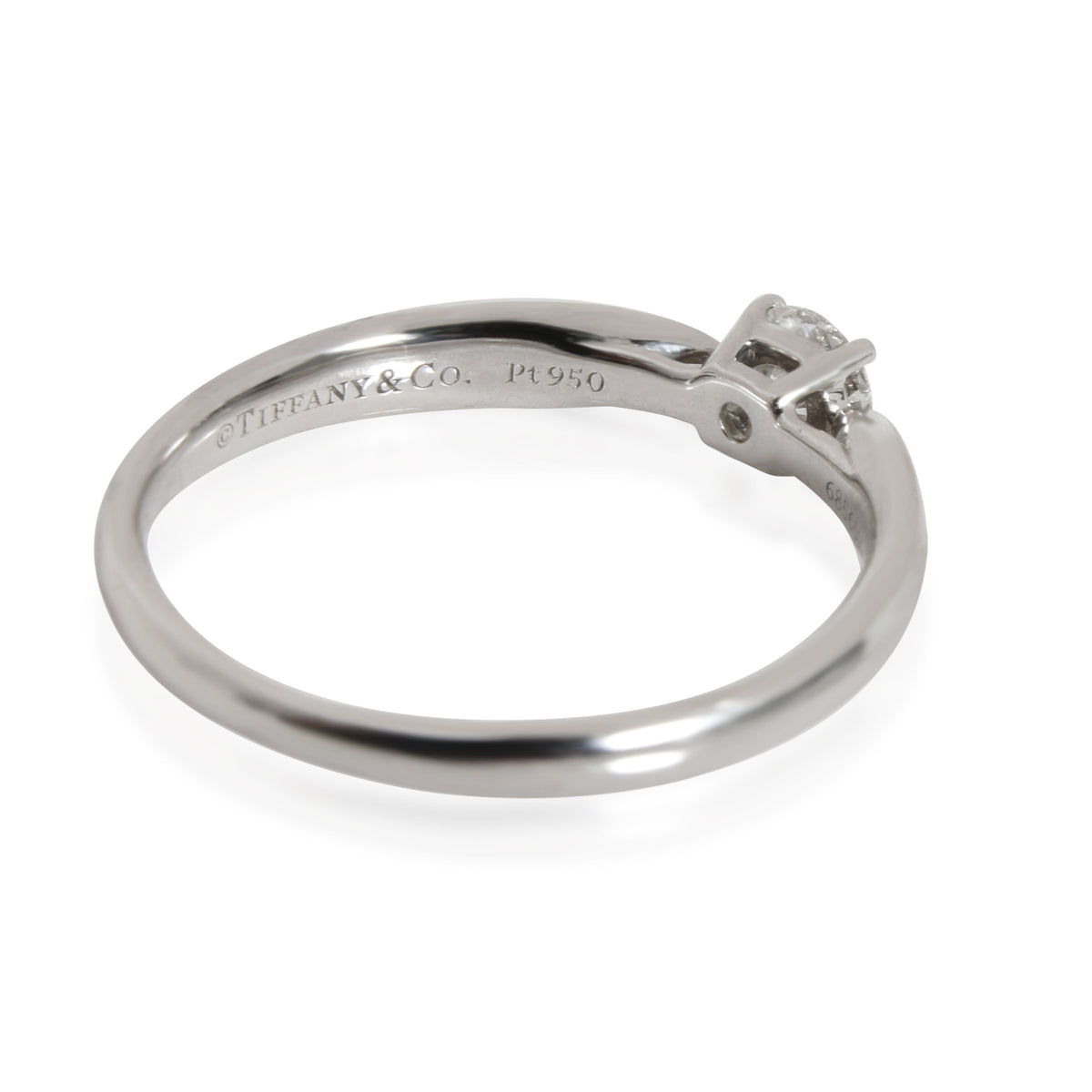 Tiffany & Co. Harmony Solitaire Engagement Ring in Platinum 0.26 Ctw