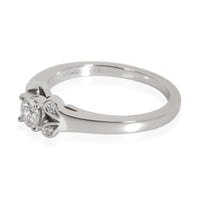 Cartier Ballerine Diamond Engagement Ring in Platinum E VVS2 0.27 CT