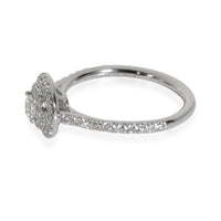 Tiffany & Co. Soleste Diamond Engagement Ring in Platinum 0.43 CTW.