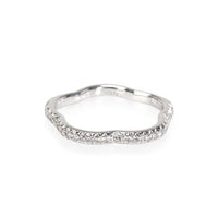 Chanel Camelia Diamond Wedding Band in 18K White Gold 0.23 CTW