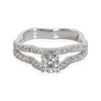 Chanel Camelia Diamond Engagement in Platinum F VVS1 0.71 CTW