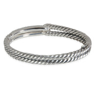 David Yurman Diamond Labyrinth Bracelet in  Sterling Silver 0.8 CTW