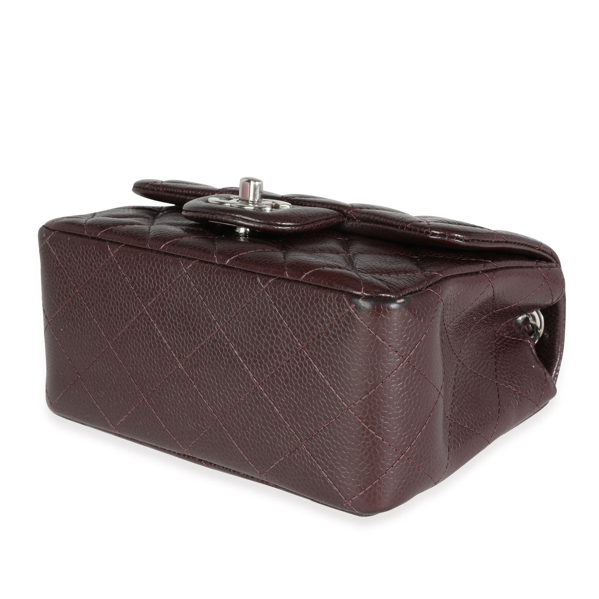 Chanel Raisin Chanel Raisin Caviar Quilted Classic Square Mini Flap Bag | myGemma ...