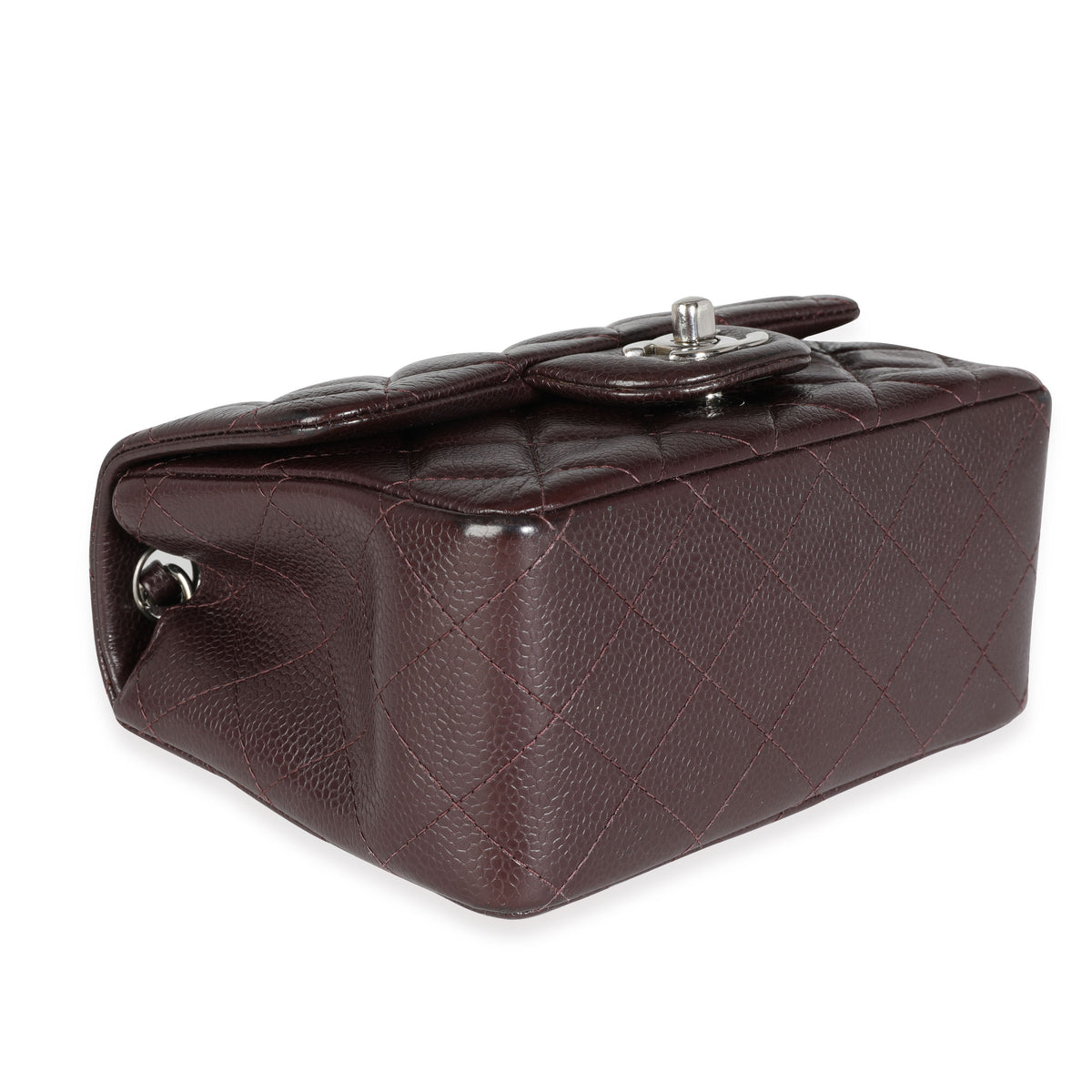 Chanel Raisin Chanel Raisin Caviar Quilted Classic Square Mini Flap Bag | myGemma ...