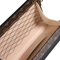 Louis Vuitton Monogram Canvas & Black Calfskin Petite Malle