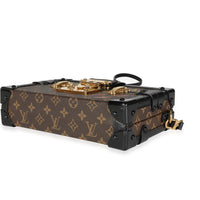 Louis Vuitton Monogram Canvas & Black Calfskin Petite Malle