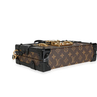 Louis Vuitton Monogram Canvas & Black Calfskin Petite Malle