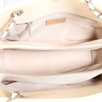 Chanel Light Beige Quilted Caviar Petite Timeless Tote