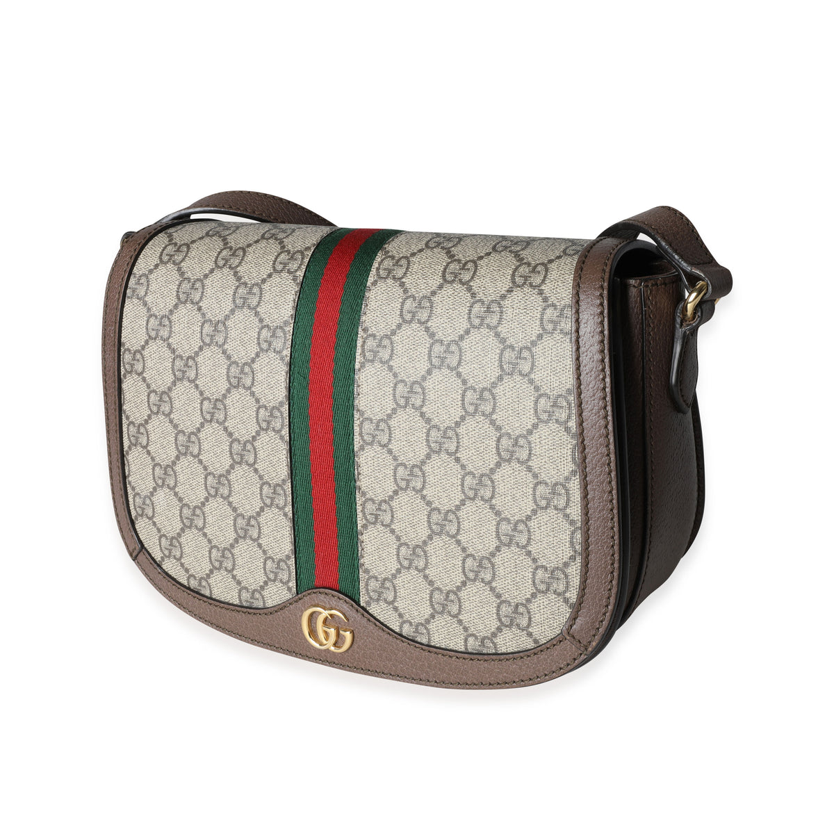 Gucci GG Supreme Canvas And Leather Mini Cross-body Bag - ShopStyle