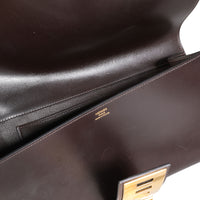 Hermès Chocolat Box Calf Medor 29 GHW