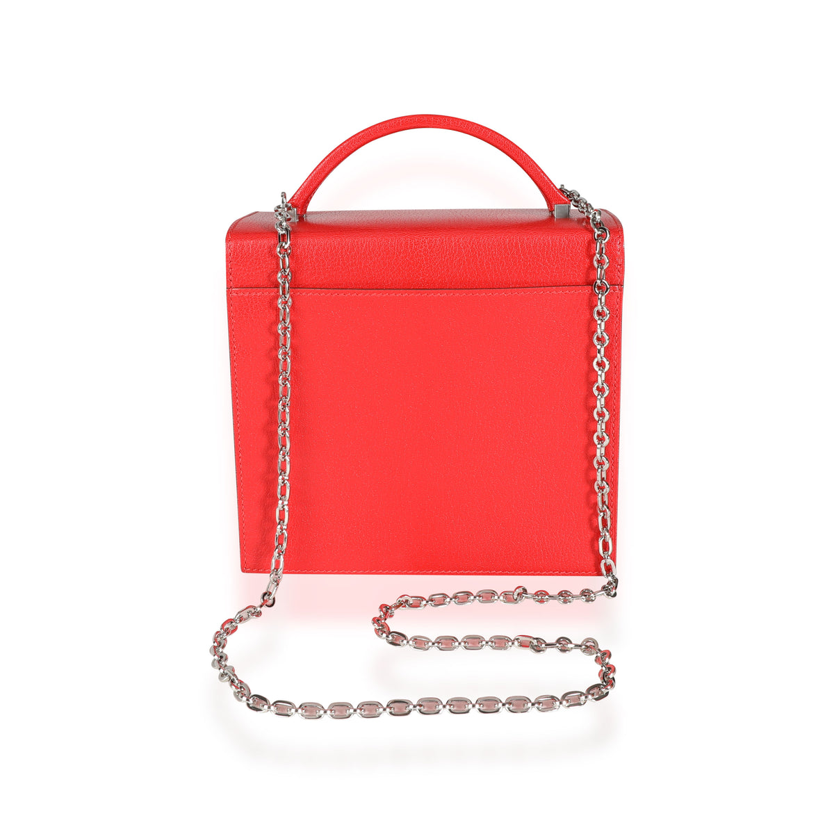 Hermès Rouge De Coeur Chévre Cinhetic Boxy Top Handle PHW