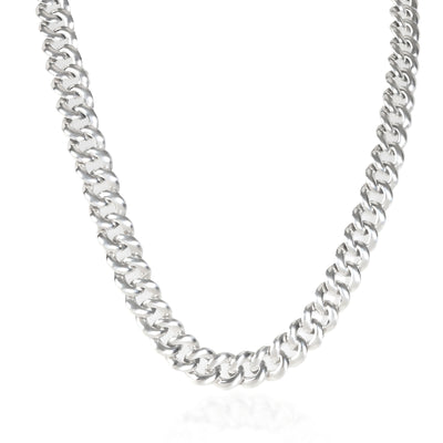 David Yurman Curb Link Chain Necklace with Buckle Clasp in 14k Gold/Sterling