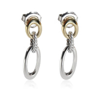 David Yurman Drop Link Earrings in 18k Gold/Sterling
