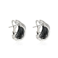 David Yurman Crossover J Hoop Earring in  Sterling Silver