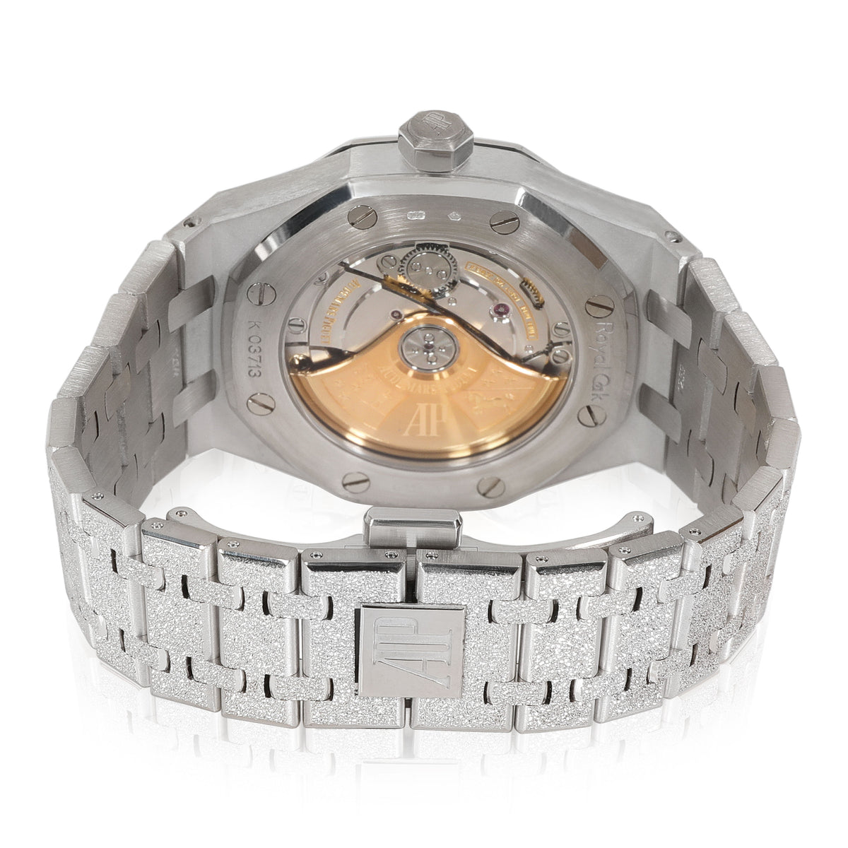 Audemars Piguet Royal Oak Frosted Gold 15454BC.GG.1259BC.03 Unisex Watch in 18kt