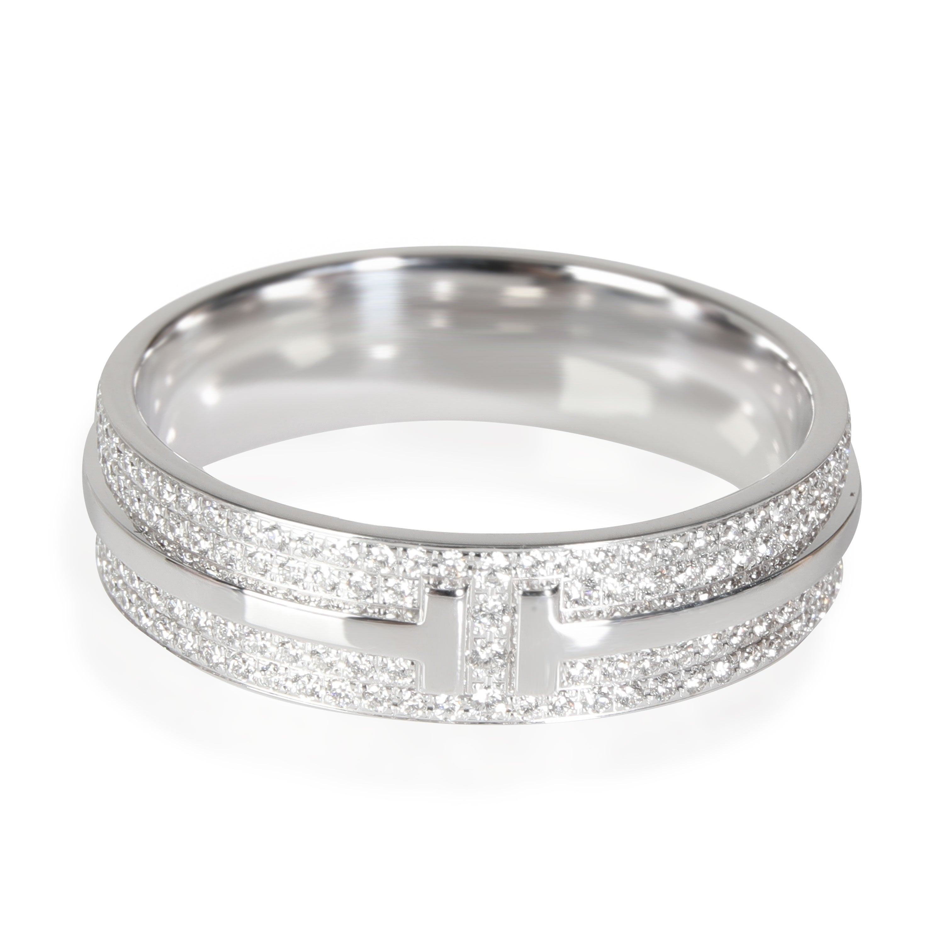 Tiffany Tiffany T Diamond Ring in 18K White Gold Ctw