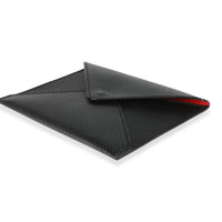 Louis Vuitton Black Epi Leather Invitation Envelope Clutch