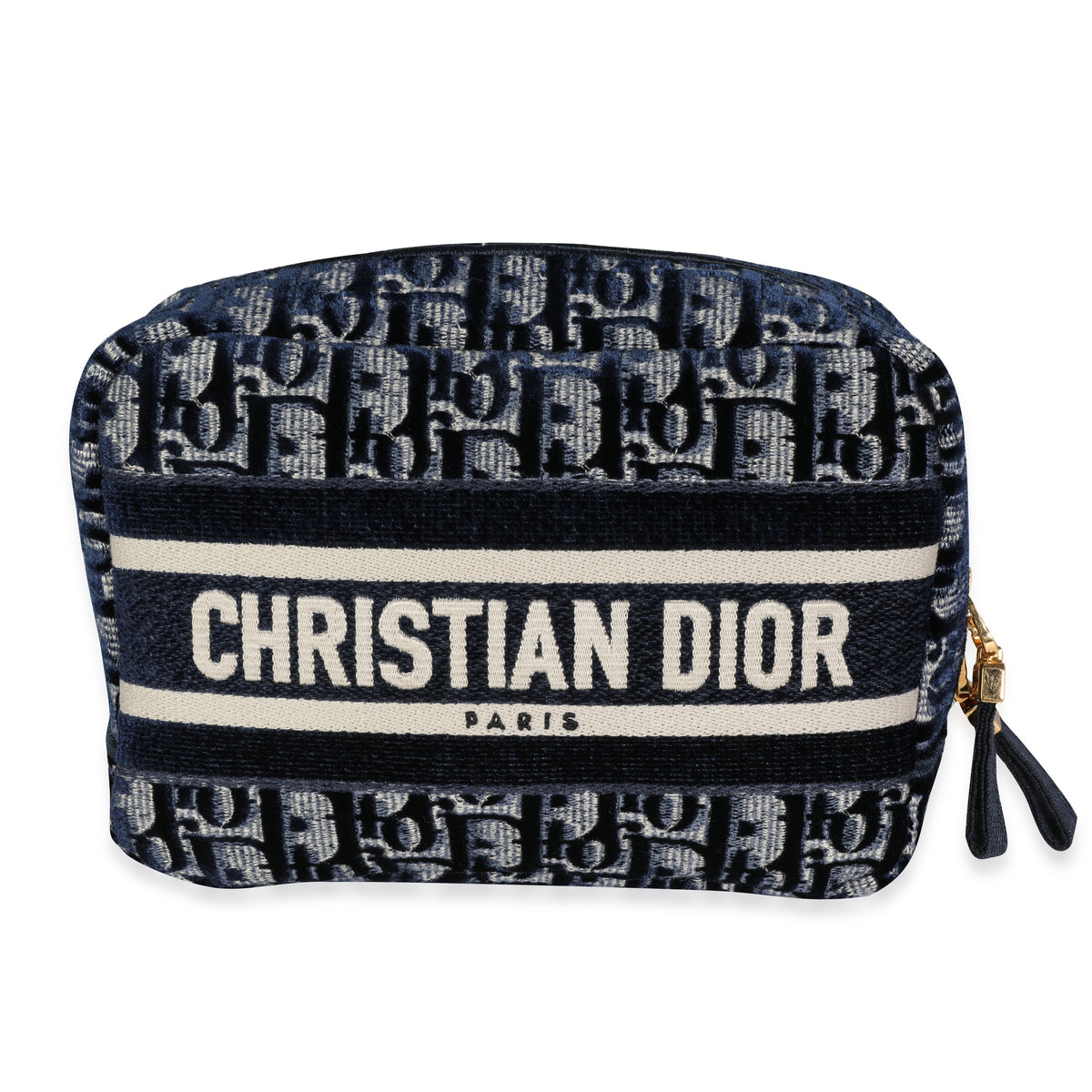 DIOR Crossbody black & gold Chain Purse Evening Bag Clutch cosmetic  beauty pouch