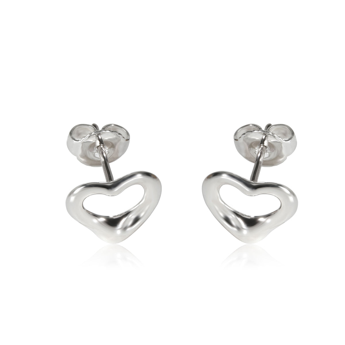 Tiffany & Co. Elsa Peretti Heart Earring in  Sterling Silver