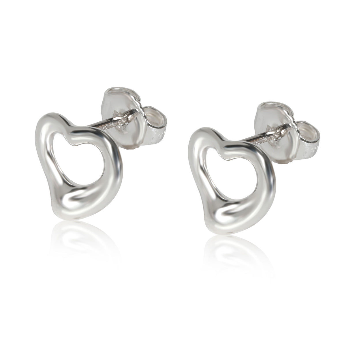 Tiffany & Co. Elsa Peretti Heart Earring in  Sterling Silver